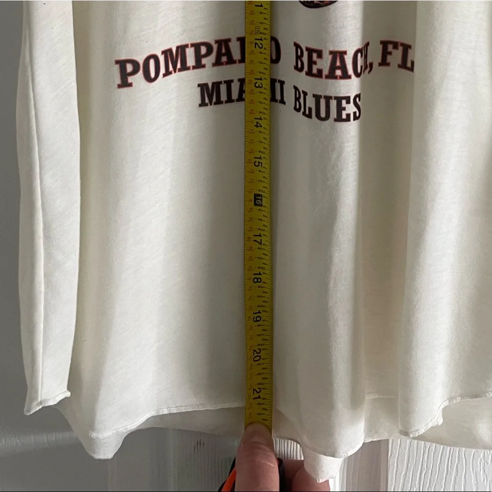 Pompano Beach Ladies Cream Beach Tank Top - Picture 9 of 9
